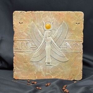 ❤️HP❤️ NWOT Virgo Wall Hanging Ceramic Tile Wall Handmade Zodiac Picture